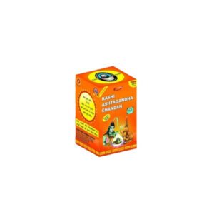 100% Pure Kashi Tulsi Ashtagandha Kumkum Tika Tilak Chandan Powder for God's Pooja (1, 60 Gram)