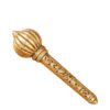 Pure Brass Antique Jai Shree Ram Hanuman Ji Full Solid Gada Showpiece for Home and Office Decoration || Brass Solid Gada for Home Decoration and Pooja Decoation(4.75 * 1.5 * 1.5 in)