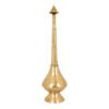 Brass Bottle for Gangajal || Perfume Gulab Pash Sprinklers Gangajal Spray Bottle for Home Temple Pooja (19 cm, 1)