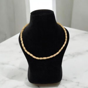 Alternative view of Original Tulsi Radha NAM Beads 1 Round Mala ||Handmade Natural Kanthi Manufacturing in Vrindavan