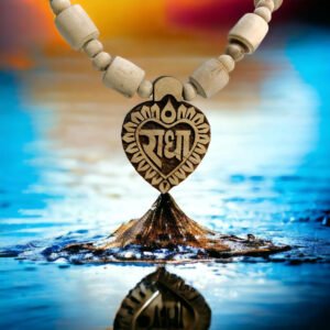 Original Tulsi kanthi Mala with Shri Radha Locket | Handmade Natural Tulsi Kanthi - Image 4
