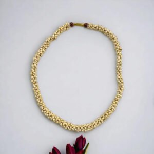 Alternative view of Original Tulsi Fancy kanthi Mala | Handmade Netural Tulsi Kanthi Manufacturing in Vrindavan For Men and Women