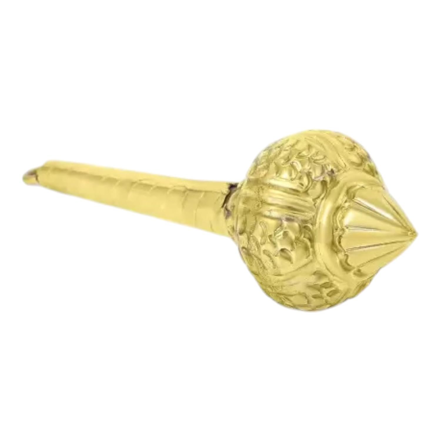 Brass Gada/Bajrangbali Gada/Hanuman ji Gada to Protect Form Negative Energies || for Home and Pooja Decoration (6.5 * 2.5 * 2.5 Inches) - Image 2