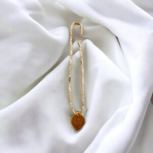 Original Tulsi kanthi Mala with Shri Radha Locket | Handmade Natural Tulsi Kanthi Manufacturing in Vrindavan For Men and Women - Image 4