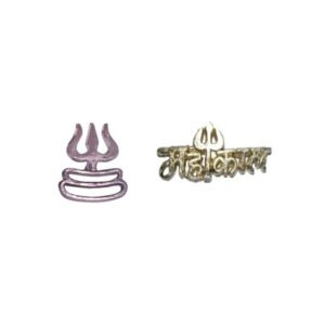 Alternative view of Gopi Chandan Powder with Mahakal & Trishul_Trimund Tilak Stamp Combo Set