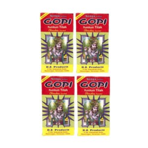 Natural Stone Scented Gopi Chandan Tilak, Original ISKCON Tikka (Small, Pack of 4)
