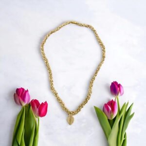 Alternative view of Original Tulsi Kanthi Mala 3 in 1 with Radha Pendal | Handmade Natural Tulsi Kanthi Manufacturing in Vrindavan For Men and Women