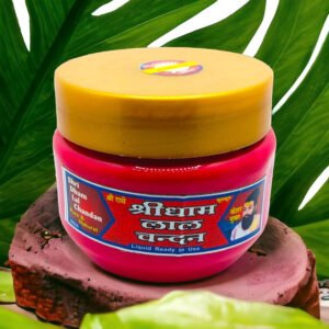 Alternative view of Pure Lal Liquid Chandan Tika|| Red Liquid Chandan Tilak (Large)