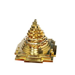 Alternative view of Pure Brass Meru Shree Yantra with Full Solid Brass Maha Meru Shree Yantra || Solid Brass Meru Shri Yantra (3 * 3 * 2.5(in))