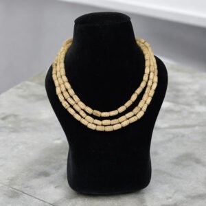 Alternative view of Original Tulsi Radha NAM Beads 3 Rounds Mala ||Handmade Natural Kanthi Manufacturing in Vrindavan