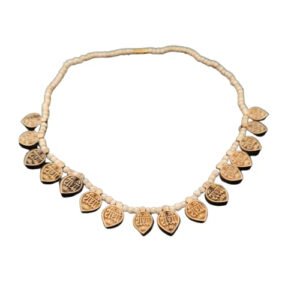 Original Tulsi Sri_Radha Name Mahamantra 16 Pan Shape Small Locket Kanthi || Handmade Natural Mala Manufacturing in Vrindavan