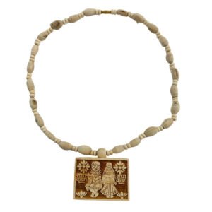 Original Tulsi Kanthi Mala with Radha Krishna Bhaktmal Locket | Handmade Natural Tulsi Kanthi
