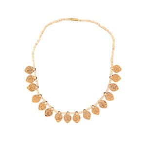 Original Tulsi Hare_Rama_Hare_Krishan Mahamantra 16 Pan Shape Small Locket Mala || Handmade Natural Kanthi Manufacturing in Vrindavan