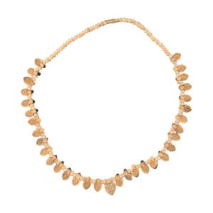 Original Tulsi Hare_Rama_Hare_Krishan Mahamantra 32 Pan Shape Small Locket Mala|| Handmade Natural Kanthi Manufacturing in Vrindavan