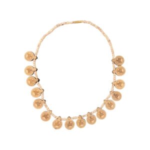 Original Tulsi Sri_Radha_Krishna Name Mahamantra 16 Round Shape Locket Mala || Handmade Natural Kanthi Manufacturing in Vrindavan