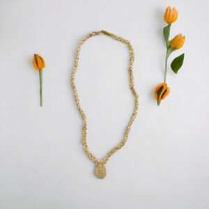 Alternative view of Original Tulsi Kanthi Mala 3 in 1 with Ram Pendal || Handmade Natural Tulsi Kanthi Manufacturing in Vrindavan